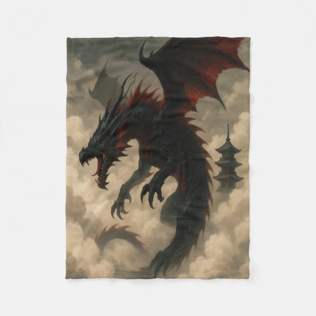 Dragon Fleecedecke (Vorderseite)