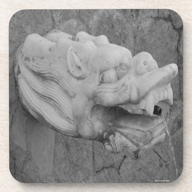 Dragon Fountain Cork Untersetzer (Vorderseite)