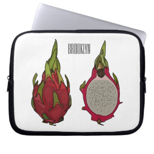 Dragon Frucht Cartoon Illustration Laptopschutzhülle