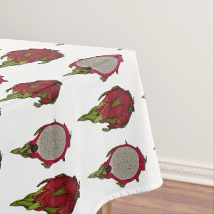 Dragon Frucht Cartoon Illustration Tischdecke
