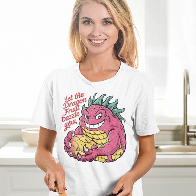 Dragon Fruit Character Genießen eine geschmackvoll T-Shirt (Von Creator hochgeladen)