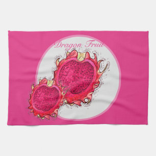 Dragon Fruit Kitchen Handtücher
