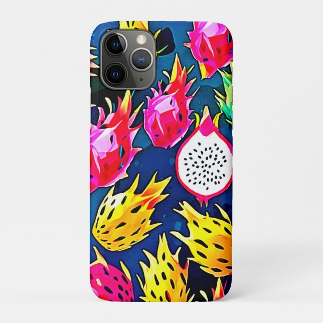 Dragon Fruit Pattern Art Case-Mate iPhone Hülle (Rückseite)
