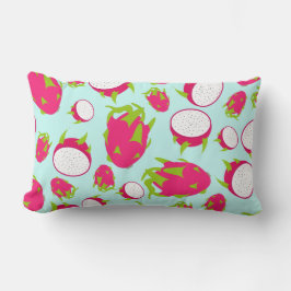 Dragon Fruit Pattern Lendenkissen