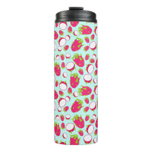 Dragon Fruit Pattern Thermosbecher