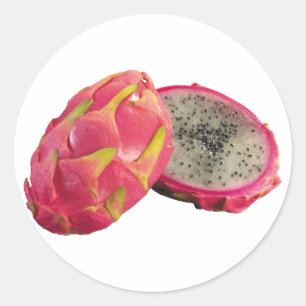 Dragon Fruit Runder Aufkleber