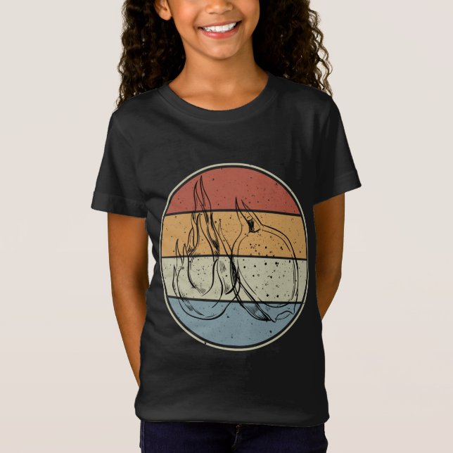 Dragon Fruit Silhouette Tropical Food Liebe Frucht T-Shirt (Vorderseite)