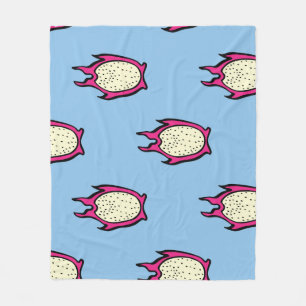 Dragon Fruit: Vintage Tinte Zeichnend. Fleecedecke