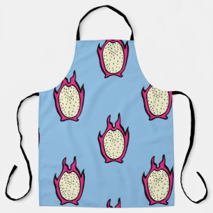 Dragon Fruit: Vintage Tinte Zeichnend. Schürze
