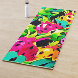 Dragon Fruit Vivid Muster Yogamatte
