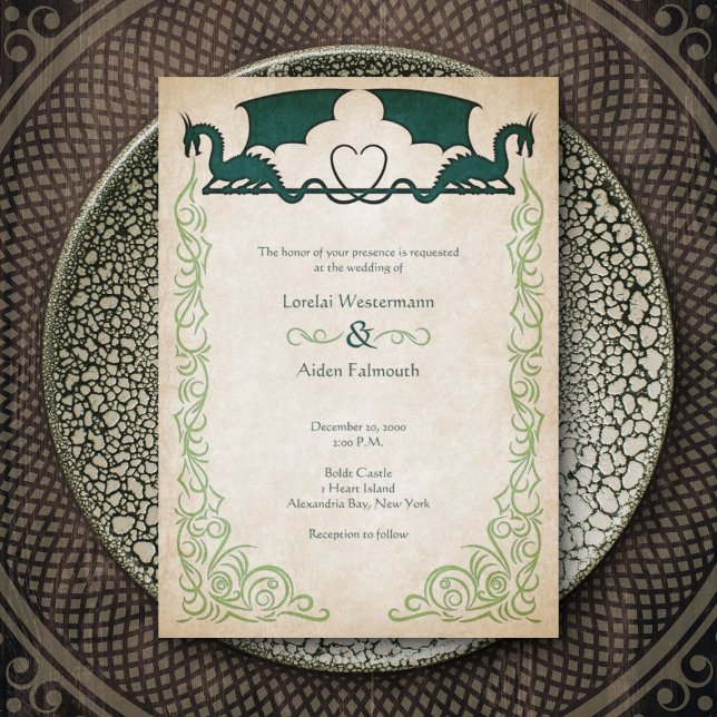 Dragon Gamer Fantasy Einladung (Von Creator hochgeladen)