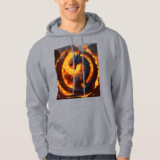 Dragon gedruckt hoodie