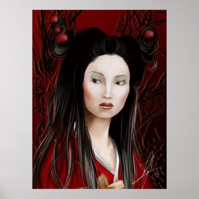 Dragon Geisha Poster (Vorne)