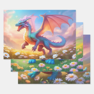 Dragon Geschenkpapier Set