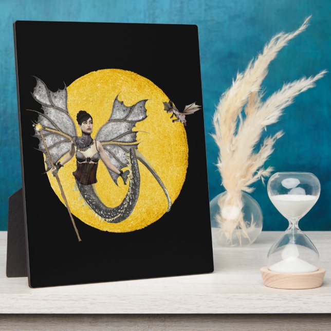 Dragon Goddess Plaque Fotoplatte (Seite)