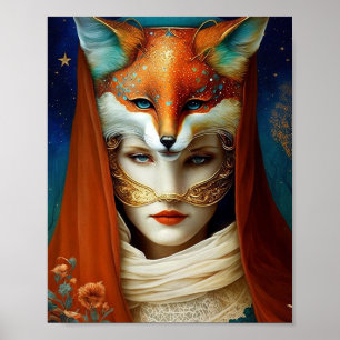 Dragon Goddess Queen Fantasy Art Poster