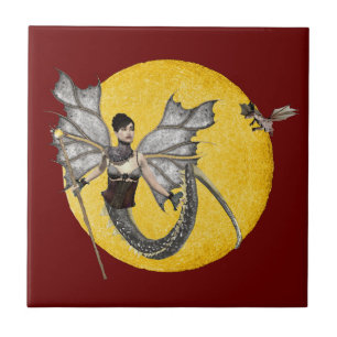 Dragon Goddess Tile Fliese
