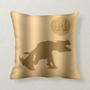 Dragon Gold Luxury Monogram Kissen