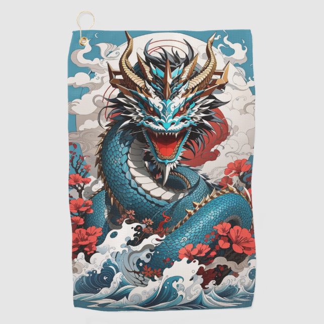 Dragon Golf Handtuch (Vorderseite)
