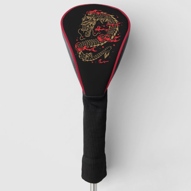 Dragon Golf Head Cover Headcover (Vorderseite)