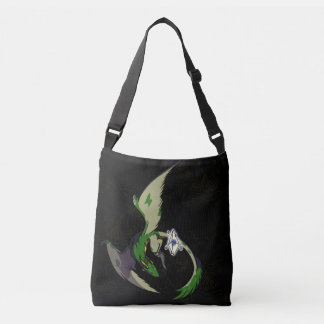 Dragon Green Crystal Tragetaschen Mit Langen Trägern