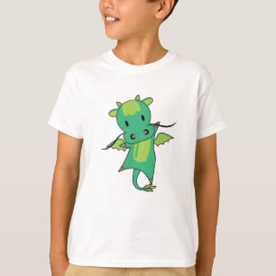 Dragon Green Fairy Tale Niedliche Tiere für Kinder T-Shirt