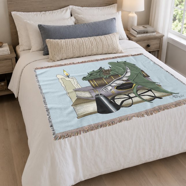 Dragon Green Sleeping Books Decke (Von Creator hochgeladen)