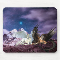 Dragon Griffin Pegasus Unicorn Fantasy