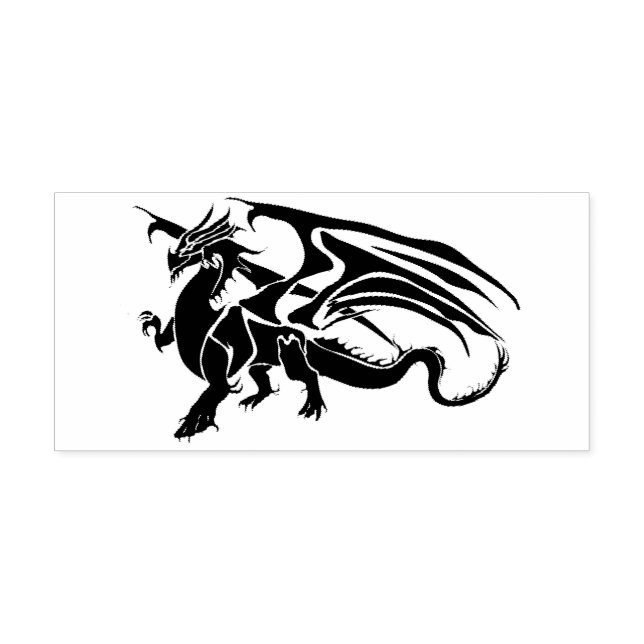 Dragon Gummistempel (Prägung)
