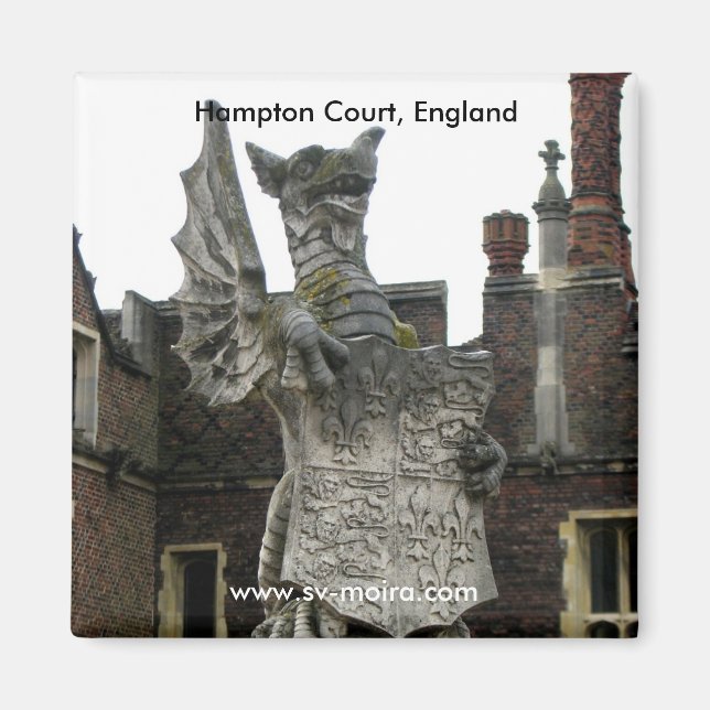 Dragon, Hampton Court, England Magnet (Vorne)