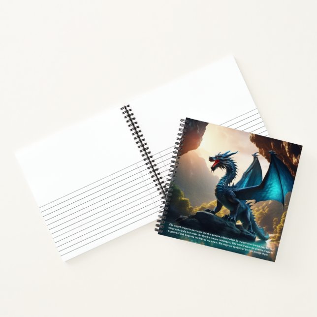 Dragon Hardcover Notizbuch (Innenseite)