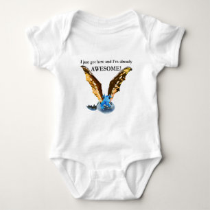 Dragon Hatching Baby Strampler