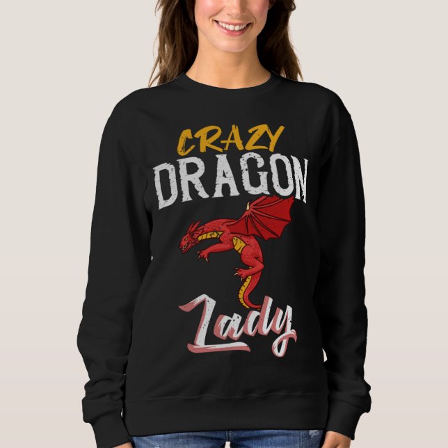 Dragon Head  Cute Fantasy Creature  2 Sweatshirt (Vorderseite)