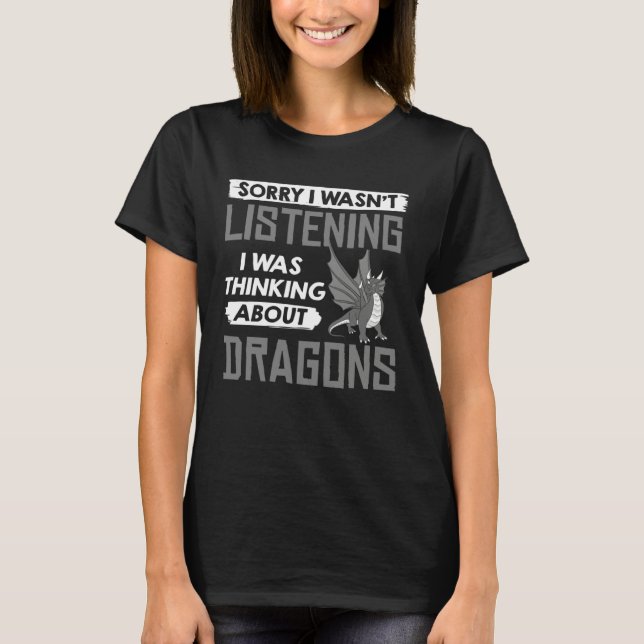 Dragon Head  Cute Fantasy Creature T-Shirt (Vorderseite)