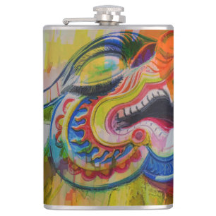 Dragon Head Flask Flachmann
