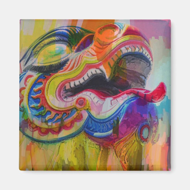 Dragon Head Magnet (Vorne)