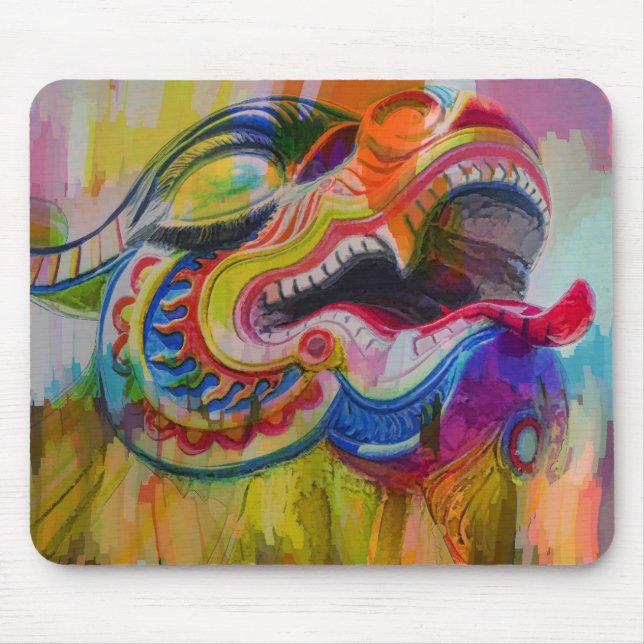 Dragon Head Mouse Pad Mousepad (Vorne)