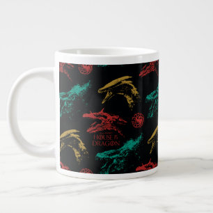 Dragon Head Pattern Jumbo-Tasse