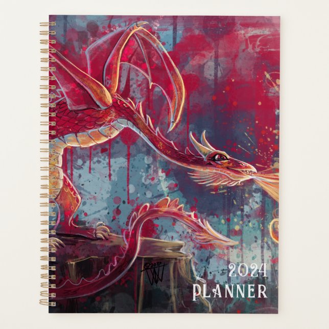 Dragon Heart Flame Planner (Devant)