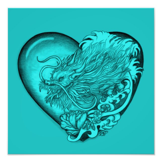 Dragon Heart Fotodruck (Vorne)