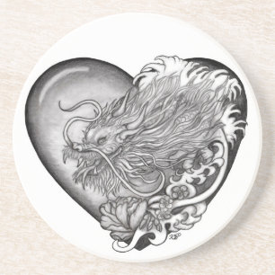 Dragon Heart Getränkeuntersetzer