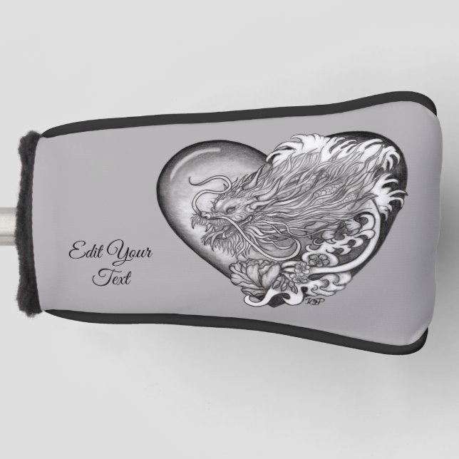 Dragon Heart Golf Headcover (Vorderseite)