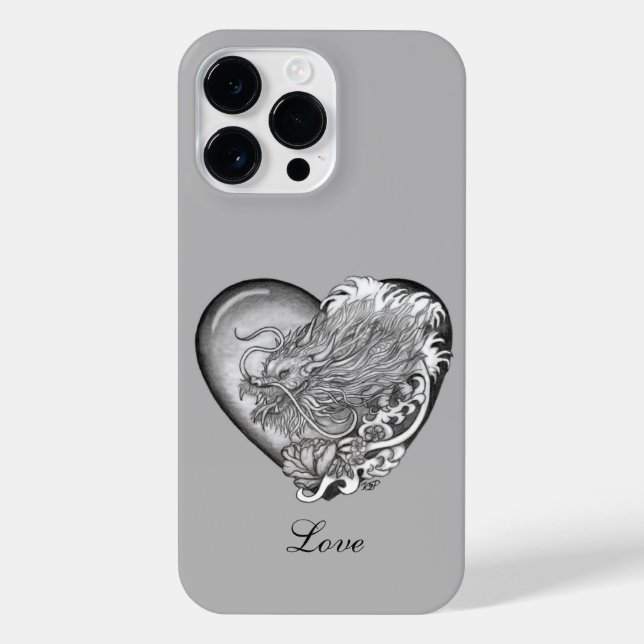 Dragon Heart iPhone 14 Pro Max Hülle (Rückseite)