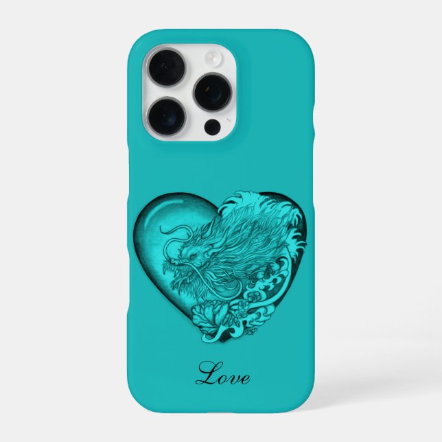 Dragon Heart iPhone 16 Pro Hülle (Rückseite)