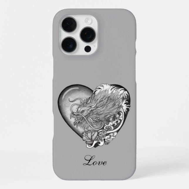 Dragon Heart iPhone 16 Pro Max Hülle (Rückseite)
