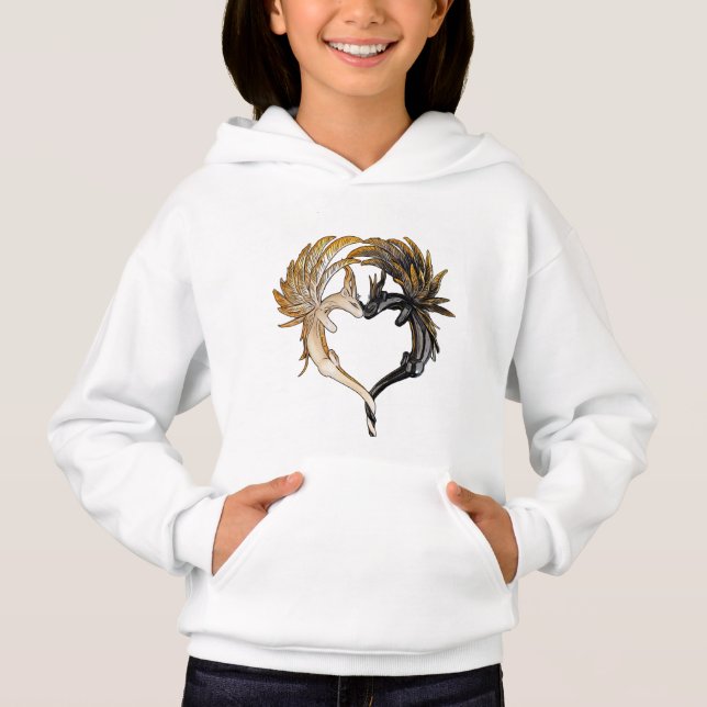 Dragon Heart Kids Hoodie (Vorderseite)