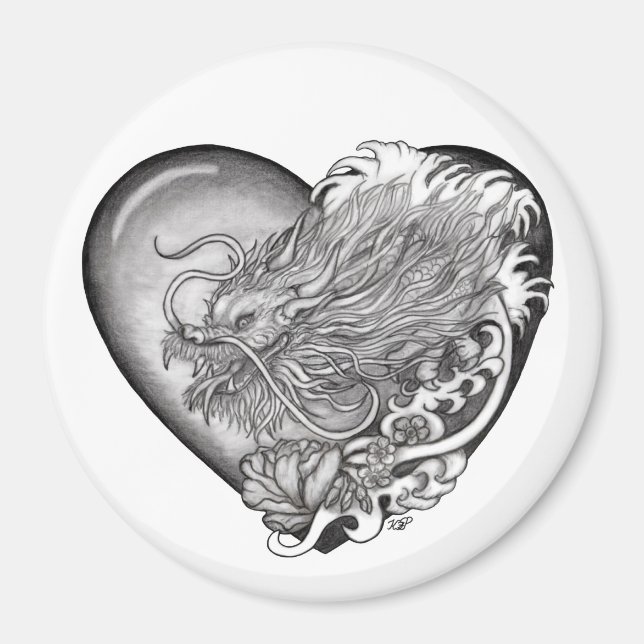 Dragon Heart Magnet (Vorne)