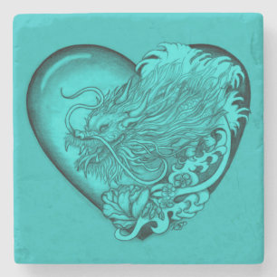 Dragon Heart Steinuntersetzer