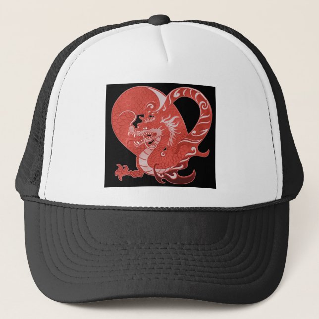 Dragon Heart Truckerkappe (Vorderseite)