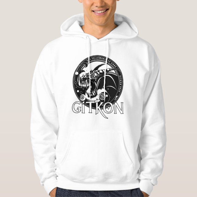 Dragon Hoodie | GitKon: Das Fellowship of Code (Vorderseite)